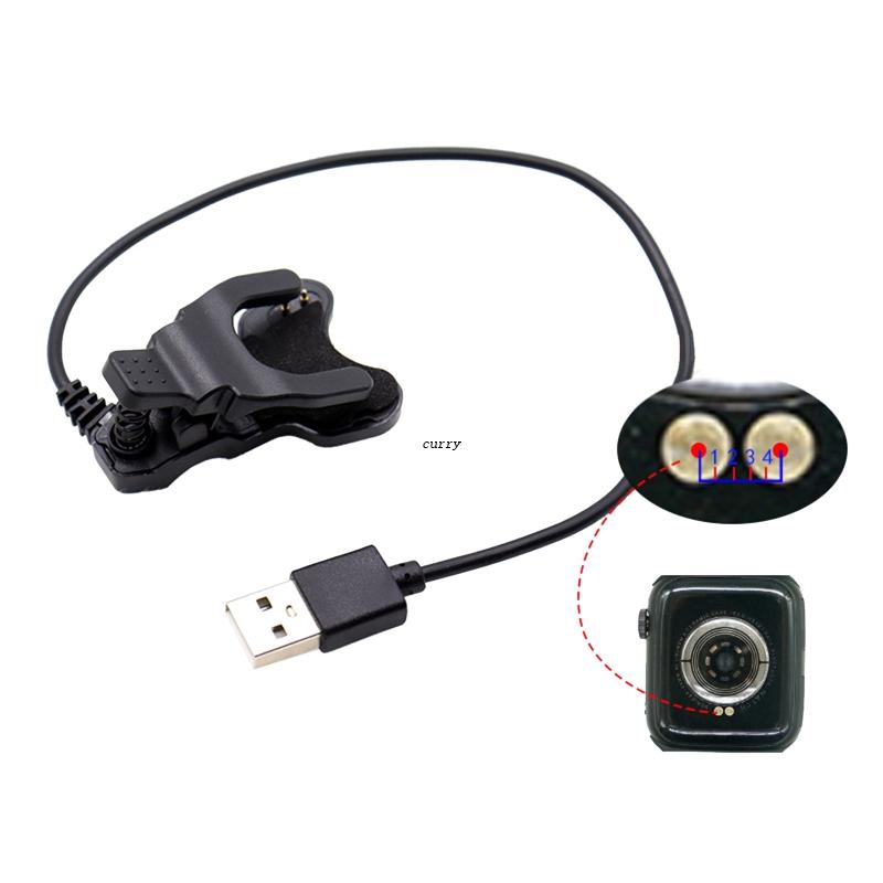 ✿ Dây Cáp Sạc USB 3 / 4mm Cho Đồng Hồ T600s FK78 FK88 X7 X8 X6 F18 T5s i5 2P