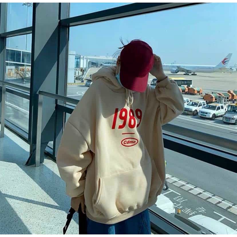 Áo Hoodie 1989 Form Rộng Unisex Nam Nữ Cặp Đôi Mặc