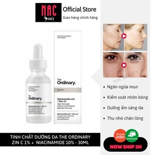 Tinh chất dưỡng da The Ordinary Niacinamide 10% + Zinc 1% 30ml