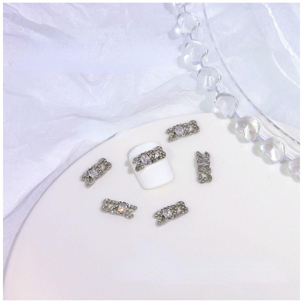 Phụ Kiện Trang Trí Móng Tay 3D Bằng Hợp Kim Sang Trọng DIY Malcom 2023|Phụ Kiện Trang Trí Móng Tay Nghệ Thuật Cho Nữ