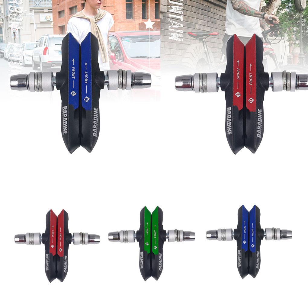 1 Cặp Má Phanh Xe Đạp Leo Núi Braking V / - Khối Cao Su