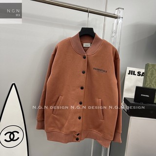 [NEW] ÁO BOMBER NỈ ESSENTIALS [ẢNH THẬT]