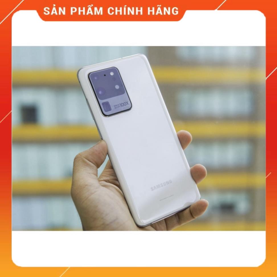Điện thoại Samsung Galaxy S20 Ultra Màu Trắng  màn hình tràn viền không khuyết điểm, hiệu năng
