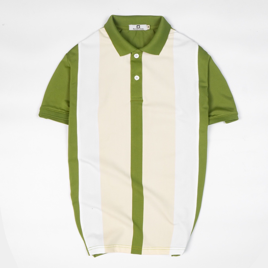 Áo polo nam Marc Phôi Sọc Size 3xl 95kg họa tiết thêu gấu sắc nét, trẻ trung chất liệu CVC cá sấu xuất khẩu