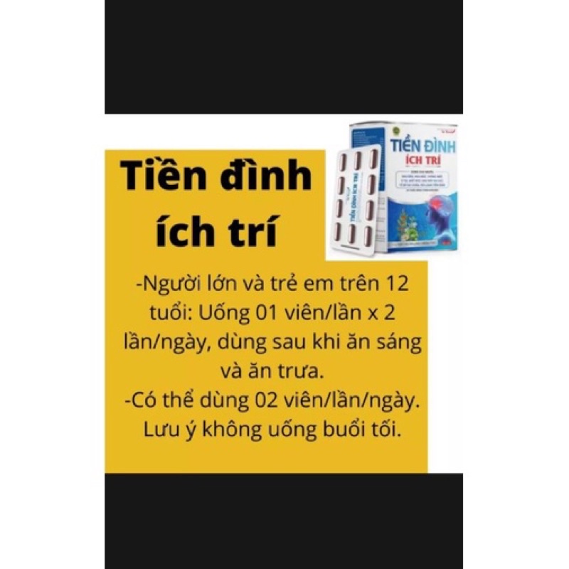 Tiền đình ích trí 60v