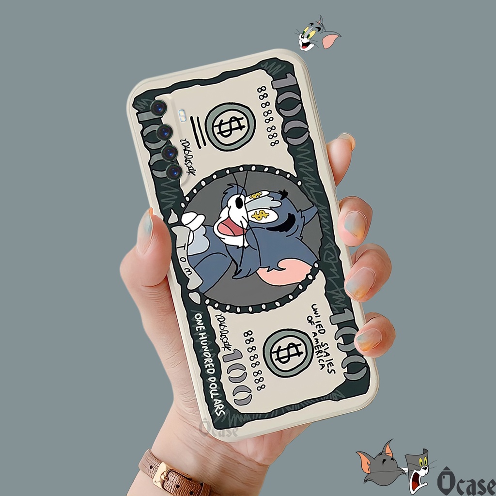 Ốp lưng Oppo Reno ACE / Realme X2 Pro in hình Mèo và Chuột cạnh viền vuông có bảo vệ camera