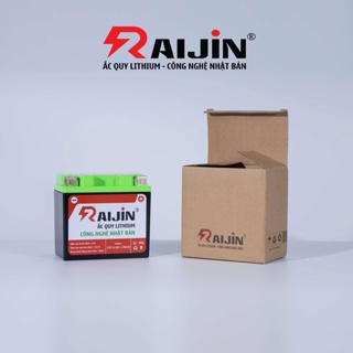 Bình ắc quy xe máy lithium RAIJIN Standard M công nghệ Nhật Bản điện áp 12v