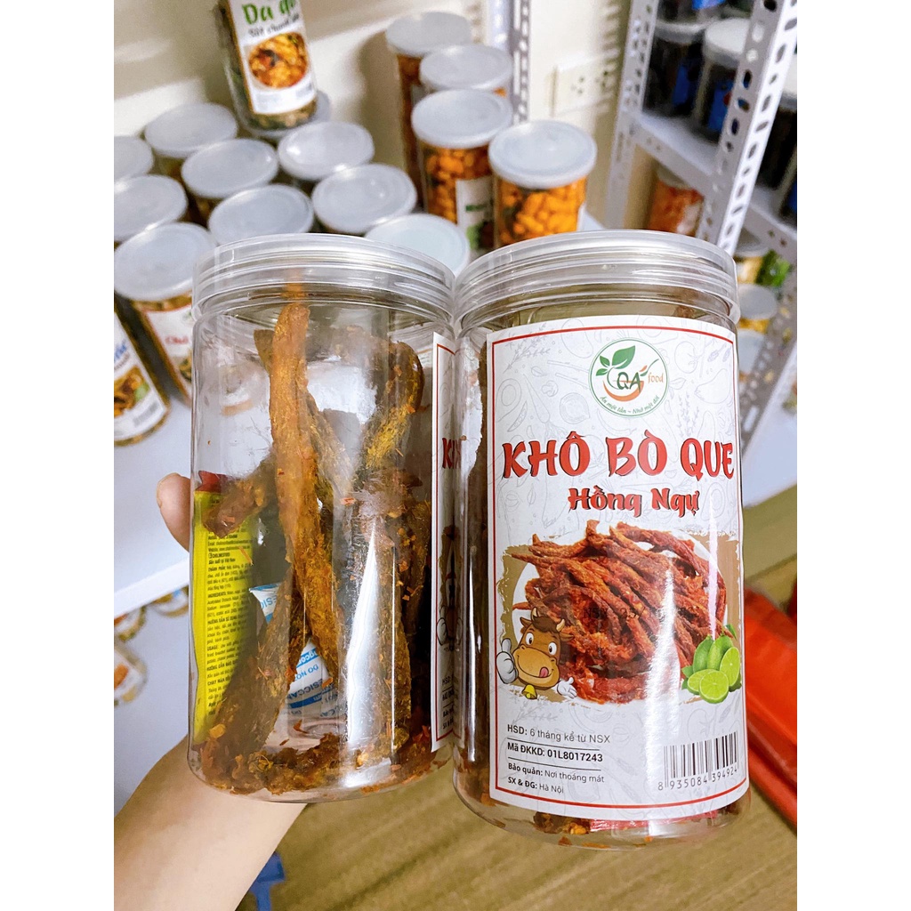 Khô bò que Hồng Ngự hũ 250g siêu ngon Date Mới