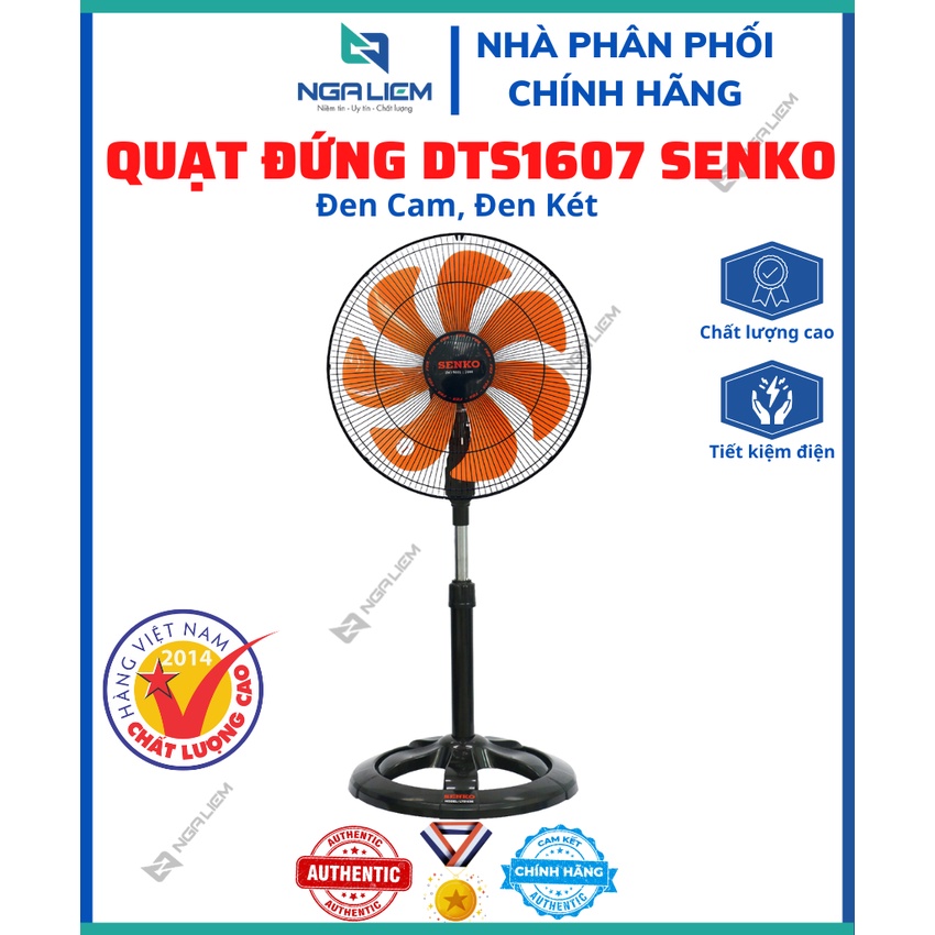 Quạt Đứng Thân Sắt DTS1607 SENKO [Hàng Chính Hãng]
