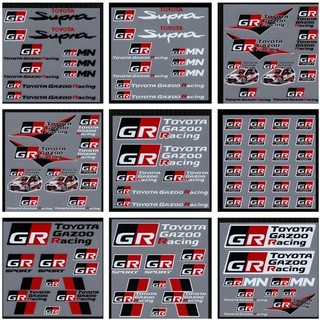 Gr sport /gr gazoo racing styling car windshield decal car body decorative sticker for toyota 86 yaris rz rc rs camry supra rav4