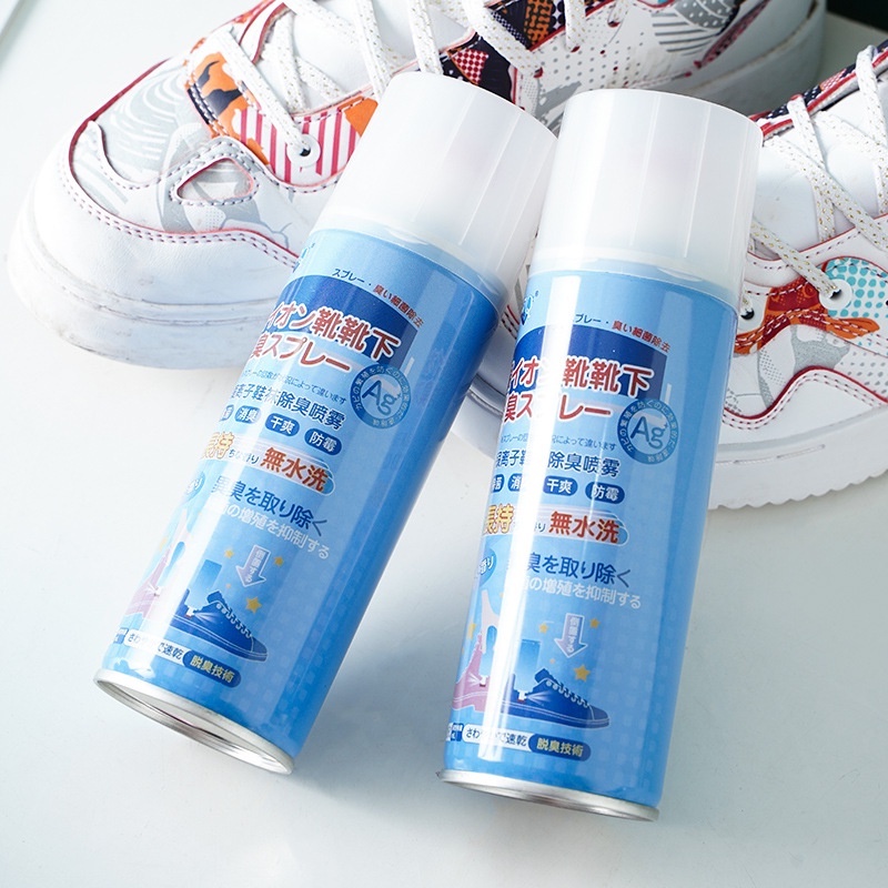 Xịt khử mùi giày Nano Bạc 260ml chai xịt ngược khử mùi giày dép tủ giày hiệu quả, An toàn , không gây HẠI
