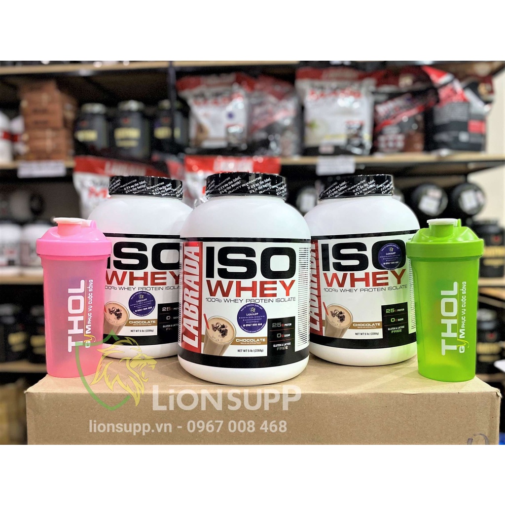ISO Whey LABRADA – 100% Whey Protein Isolate Cao Cấp CHÍNH HÃNG BBT