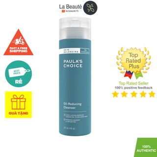 [Hàng Công Ty] Sữa Rửa Mặt Cân Bằng Độ Ẩm Và Giảm Dầu Nhờn - Paula's Choice Skin Balancing Oil Reducing Cleanser 237ml