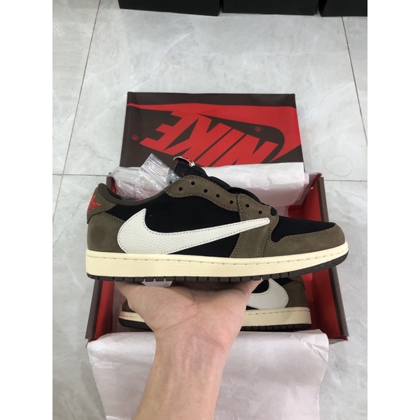 giày sneaker air jordan1 low ts sp x travis scott