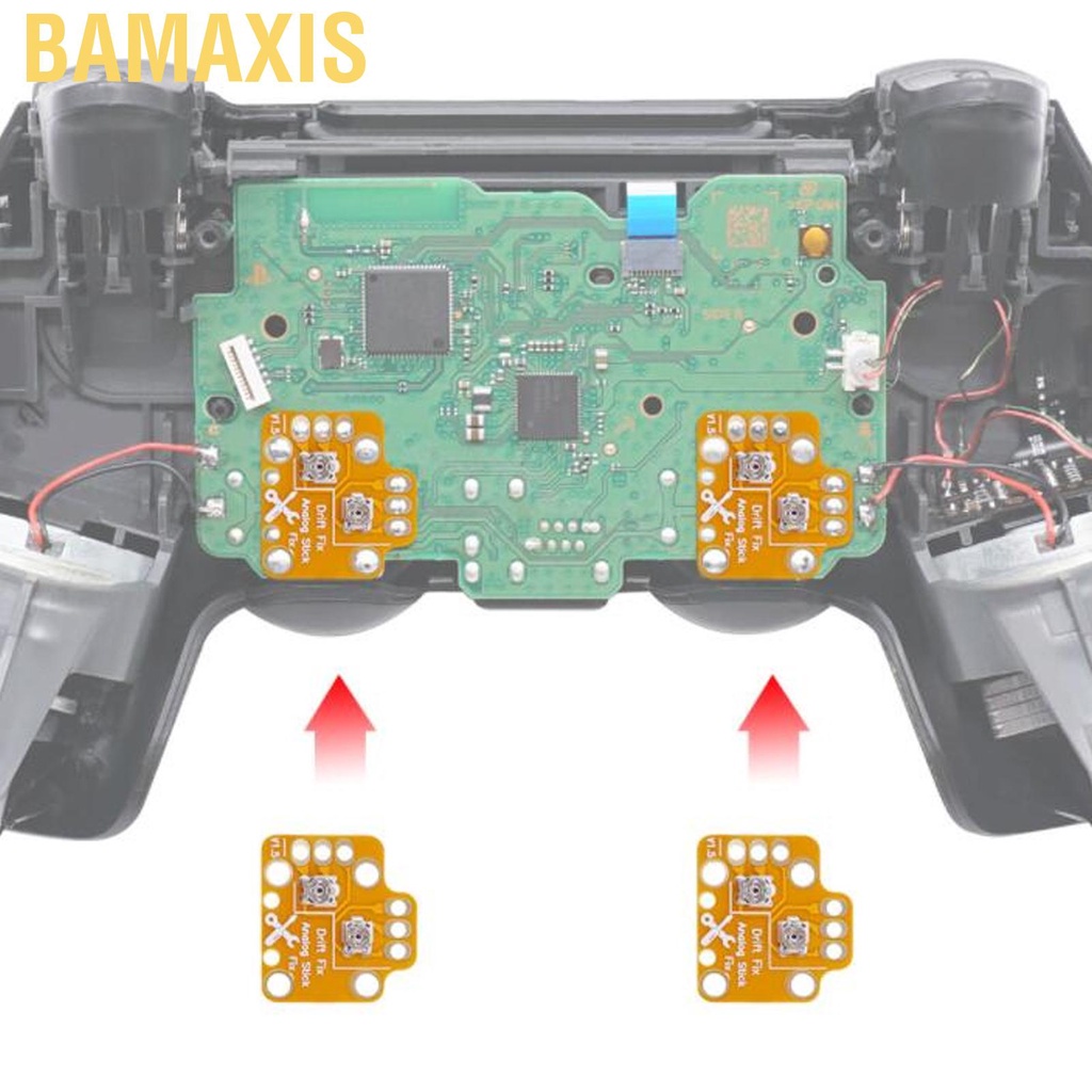 Set 10 bảng mạch sửa chữa drift nút nhấn 3D thông dụng màu vàng dành cho tay cầm chơi game PS4 PS5 XBox
