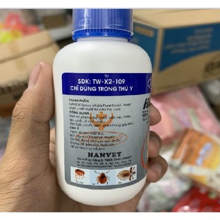 Xịt ve rận chó mèo Hantox 100ml