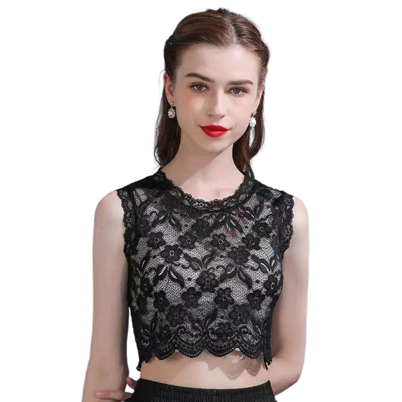 Áo Ren Cổ Tròn Không Tay Thời Trang Đi Biển Dành Cho Nữ