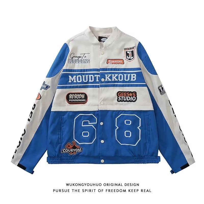 Áo Khoác Bóng Chày Tay Dài Dáng Rộng Phong Cách Hip Hop Mỹ 2022 Thời Trang Mùa Thu Cho Nam Và Nữ