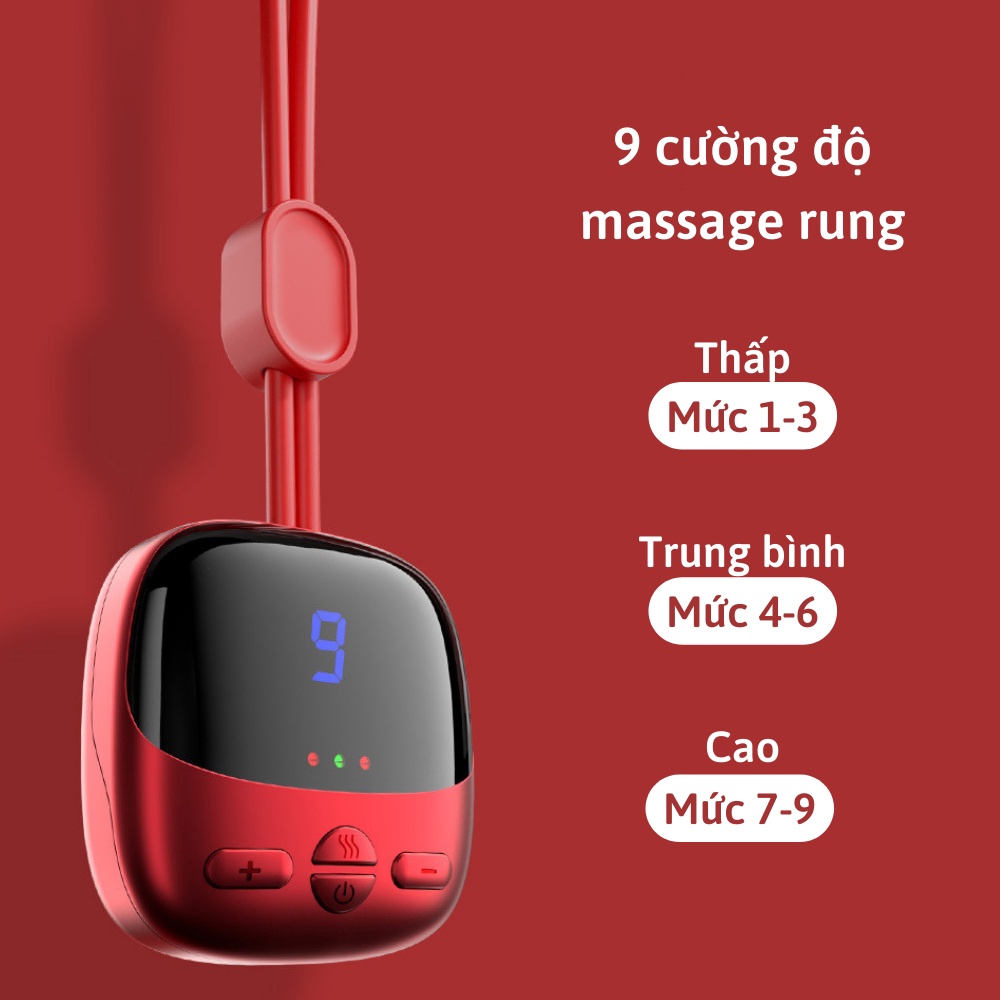 Dây đeo massage cổ vai gáy CTFAST A7 công nghệ xung điện kép kết hợp 9 cường độ rung hỗ trợ giảm đau mỏi cơ