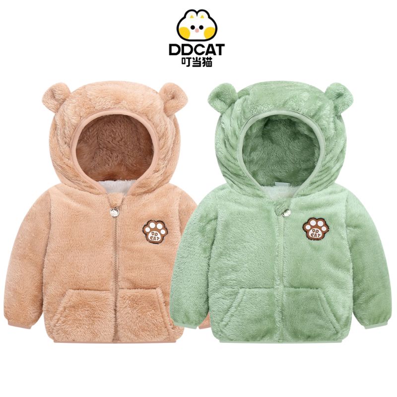 ⛄ có mũ tai gấu DD Cat⛄ từ 6-18kg giữ ấm tốt, lông siêu mịn⛄
