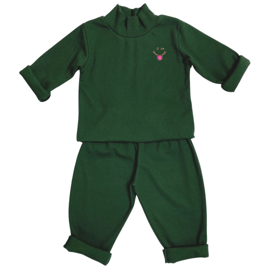 Bộ thu đông bo gân cho bé trai và gái tuổi từ 1-9t