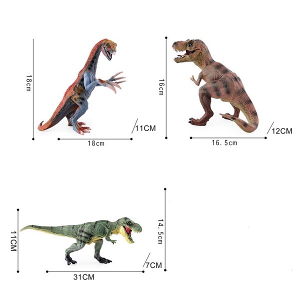 Mô hình khủng long khớp miệng bạo chúa T-rex QT , KL-002 (con)