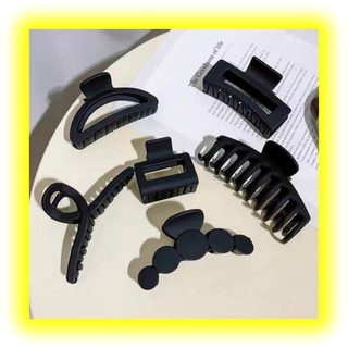 Kẹp tóc càng cua Hàn Quốc màu đen kích cỡ nhỏ, lớn hot trend cao cấp