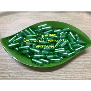 1000 Vỏ nang rỗng xanh bạc, viên nang rỗng