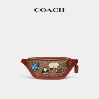 Túi bao tử coach da thật chuẩn xịn