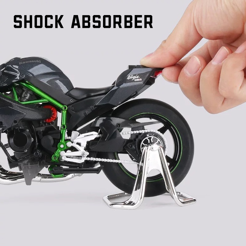 Mô Hình Xe Mô Tô Kawasaki H2R Bằng Hợp Kim Tỉ Lệ 1: 9
