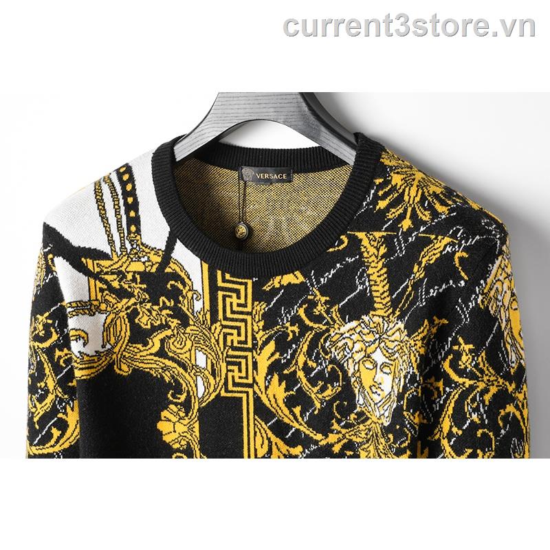 Áo sweater Dệt Kim Cổ Thuyền Versace Cho Nam S-XXXL ZO127