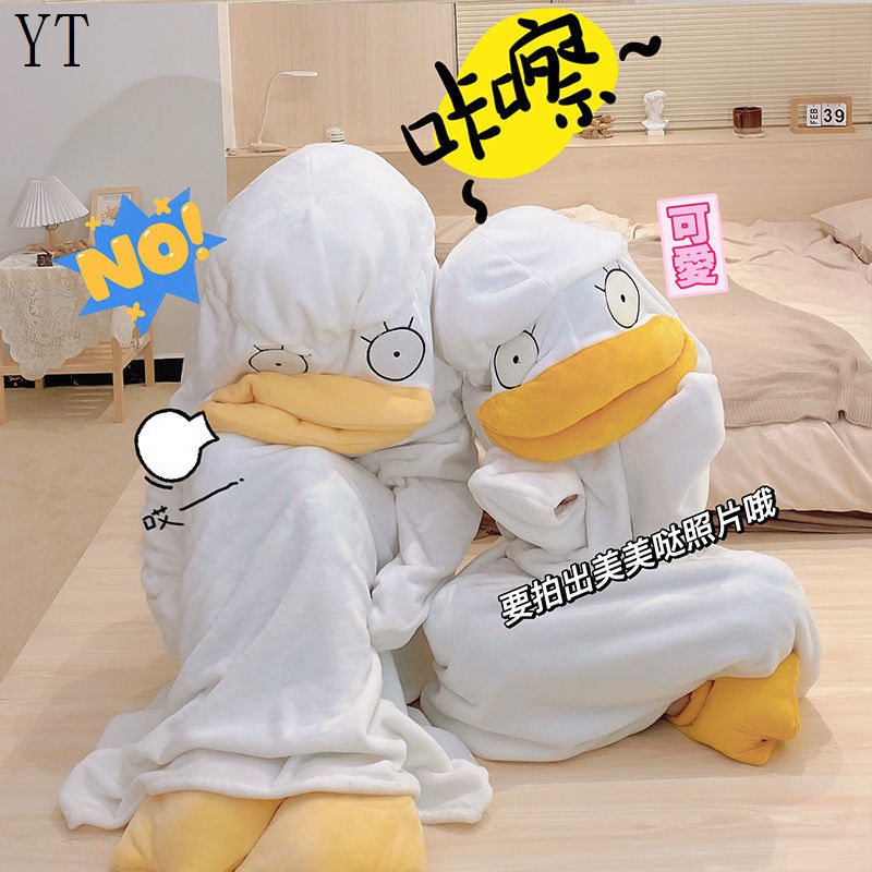 Bộ Đồ Ngủ Liền Thân In Hoạt Hình Gintama Elizabeth Vui Nhộn Thời Trang Mùa Đông Cho Các Cặp Đôi