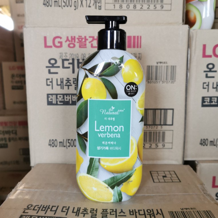 Sữa tắm The Natural ON The Body Hương Trái Cây Tự Nhiên Hàn Quốc 500ml