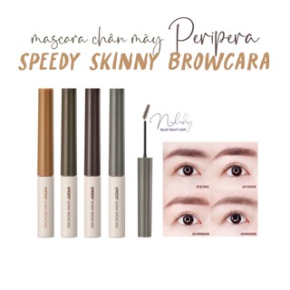 (HSD 29/11/2025) Mascara mày, Chuốt mày Peripera Speedy Skinny BROW MASCARA 3g