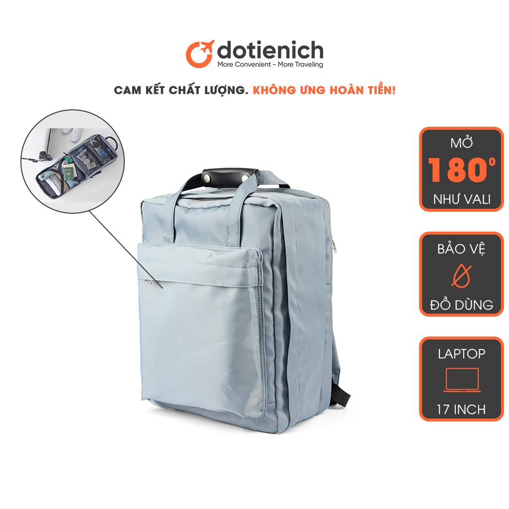 Balo du lịch nam nữ vải chống thấm nước cao cấp ĐỒ TIỆN ÍCH Travel Multi Backpack ngăn chống sốc - Nhiều màu