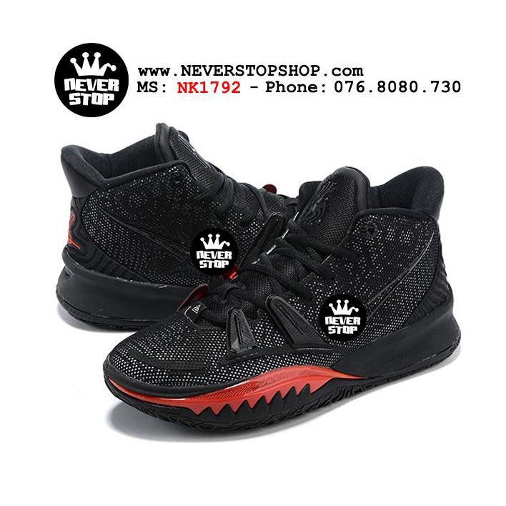 Giày bóng rổ KYRIE 7 BRED nam cổ cao chuyên sân outdoor giá tốt bản chuẩn đẹp nhất | NeverStopShop.com