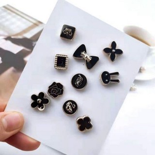 Set 10 Ghim Cài áo Mini Siêu Dễ Thương