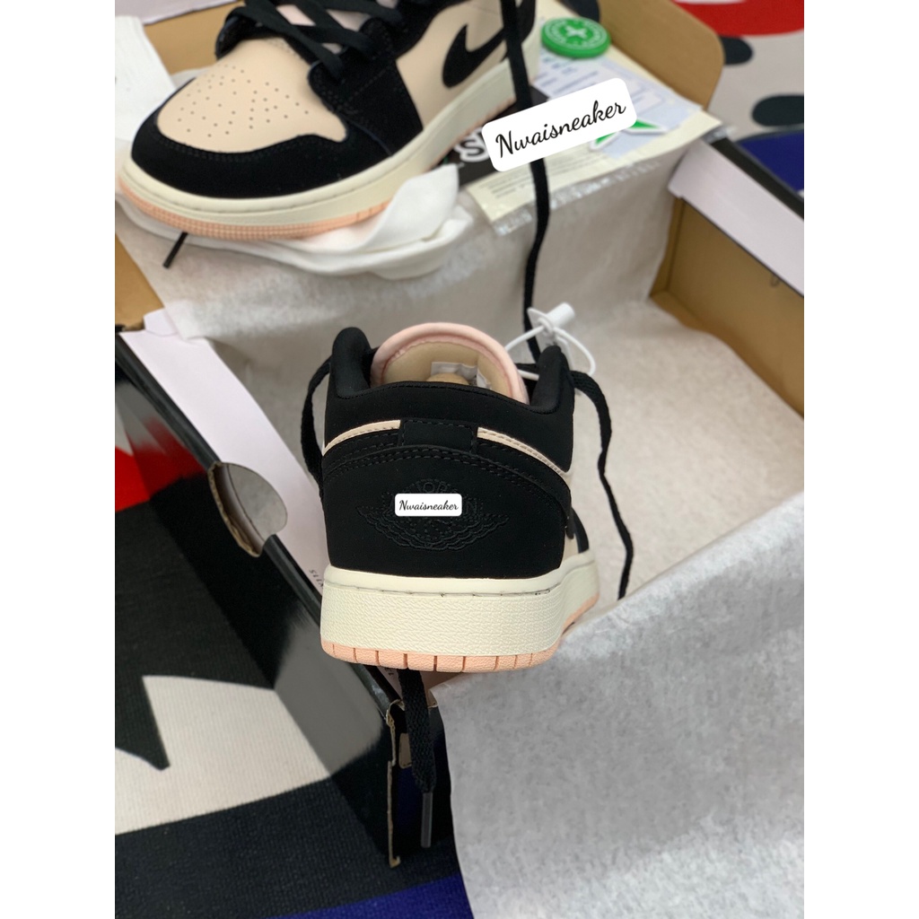 Giày Sneaker Nam Nữ JD Hồng Đen