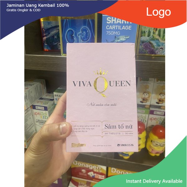 Viên Uống Vivaqueen Hỗ Trợ Tăng Cường Nội Tiết Tố Nữ- Bigfam - Hộp 1 lọ 30 viên