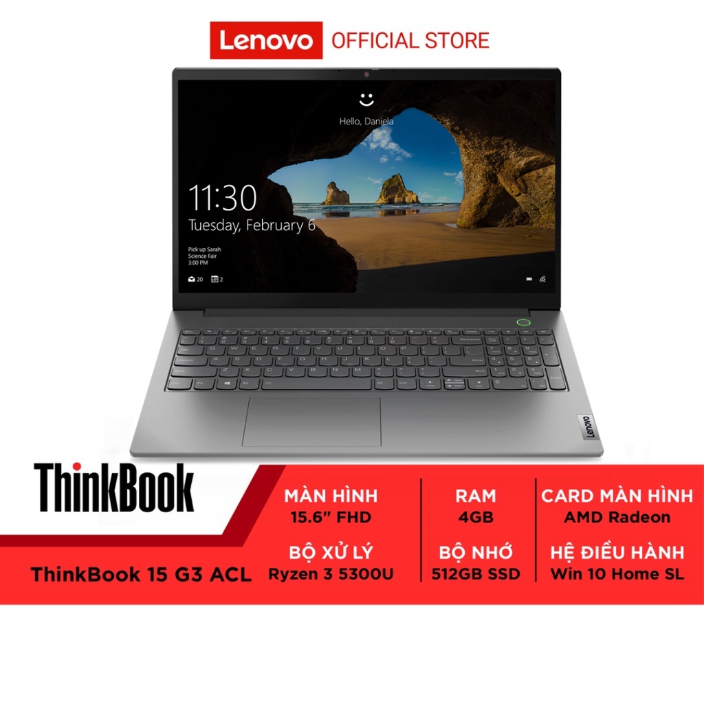 Laptop Lenovo ThinkBook 15 21A40044VN R3 5300U | 4GB RAM | 512GB SSD |15.6 FHD