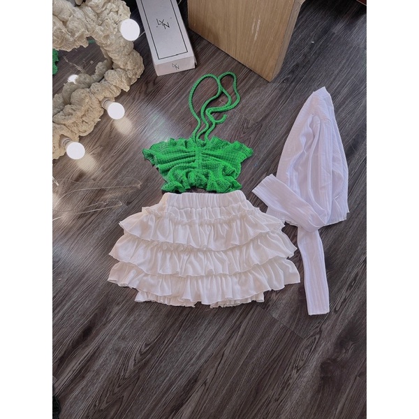 Set Bộ Áo Ống Xốp Rút Bèo Siêu Xinh Có Bán Lẻ
