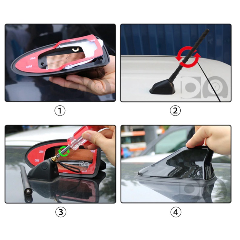 - Ăng ten vây cá mập hàng cao cấp loại 1 có gioăng cao su