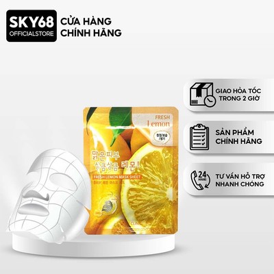 Mặt nạ dưỡng da chiết xuất từ chanh 3W Clinic Fresh Lemon Mask Sheet 23ml
