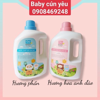 CHÍNH HÃNG,AN TOÀN CHO DA EM BÉ Nước giặt + xả 2trong1 AGi cho bé Công