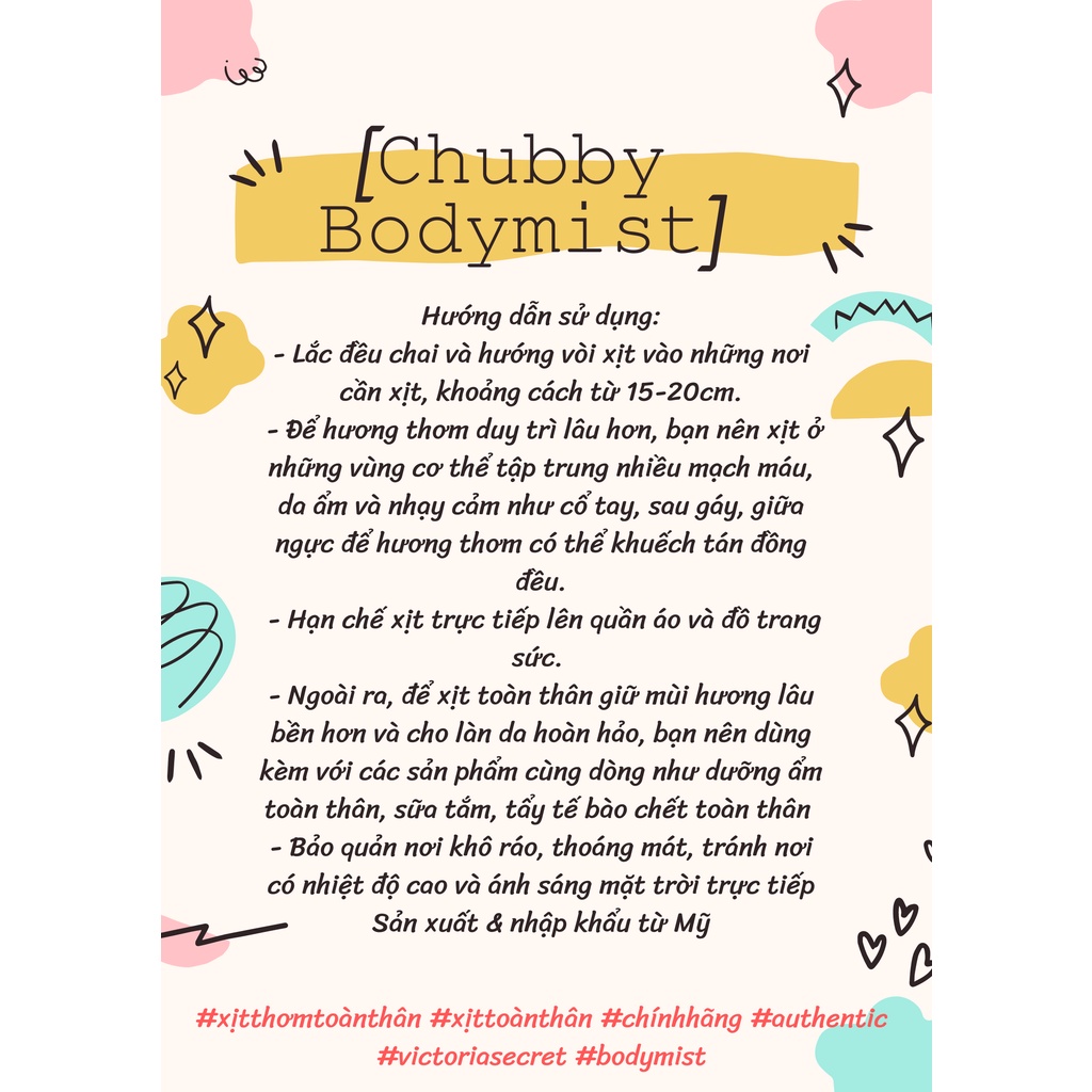 𝙘𝙝𝙪𝙗𝙗𝙮 - Xịt thơm toàn thân BATH & BODY WORKS-CUCUMBER MELON (HOT) | BigBuy360 - bigbuy360.vn