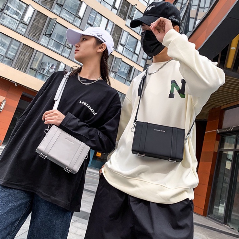 Túi hộp đeo chéo nam nữ phong cách hàn quốc V-02