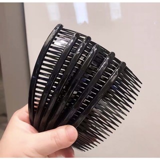 xước , cài tóc trơn màu đen