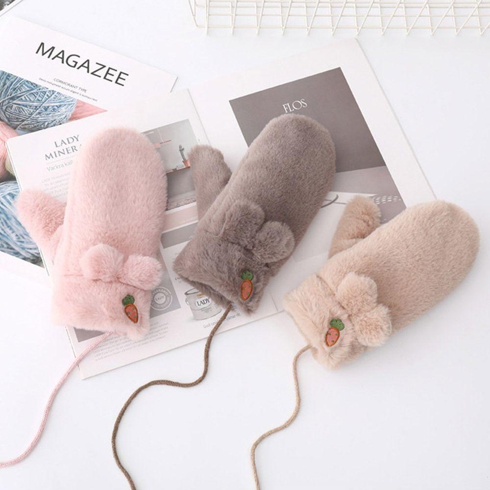 Găng Tay Đeo Cổ Dày Dặn Dễ Thương Cho Học Sinh