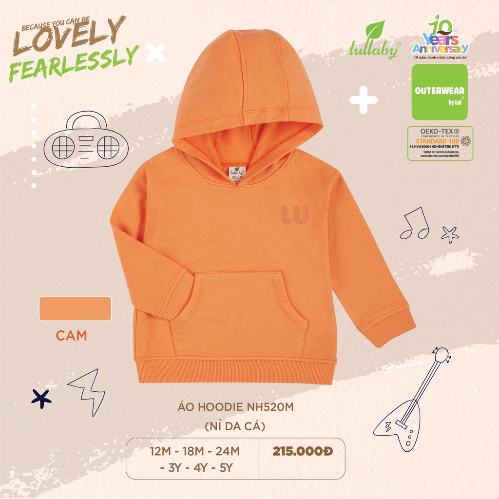 LULLABY - Áo nỉ hoodie - NH520M