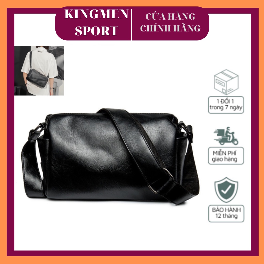 Túi Xách Đeo Chéo Nam Nữ Da Cao Cấp, Form Chuẩn, Đẹp, Sang trọng